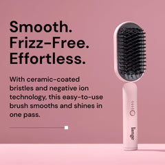 L'ANGE HAIR Mane Pass bristles close-up shows dense ceramic bristles for efficient styling.