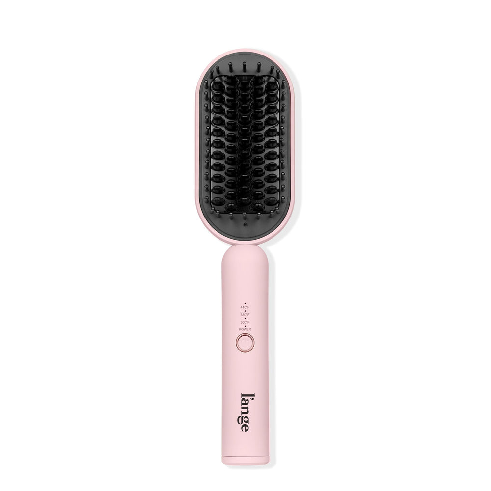 L'ANGE HAIR Mane Pass straightening brush front view for fast, smooth results.