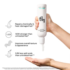 L'ANGE HAIR Ms. Bond application in hand for easy leave-in treatment.