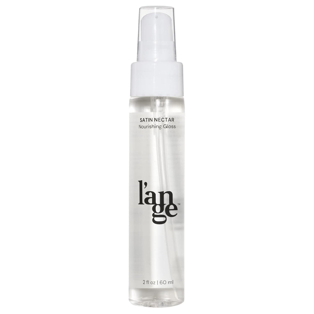 L'ANGE Hair Satin Néctar Nourishing Gloss bottle highlights radiant shine for all hair types