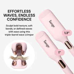 L'ANGE SculptWaver offers four timer settings for precise styling