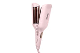 L'ANGE Hair SculptWaver titanium deep wave crimper in blush large for smooth, defined texture