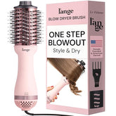Lange Le Volume 2-in-1 titanium dryer brush setup delivers salon-style blowouts at home.