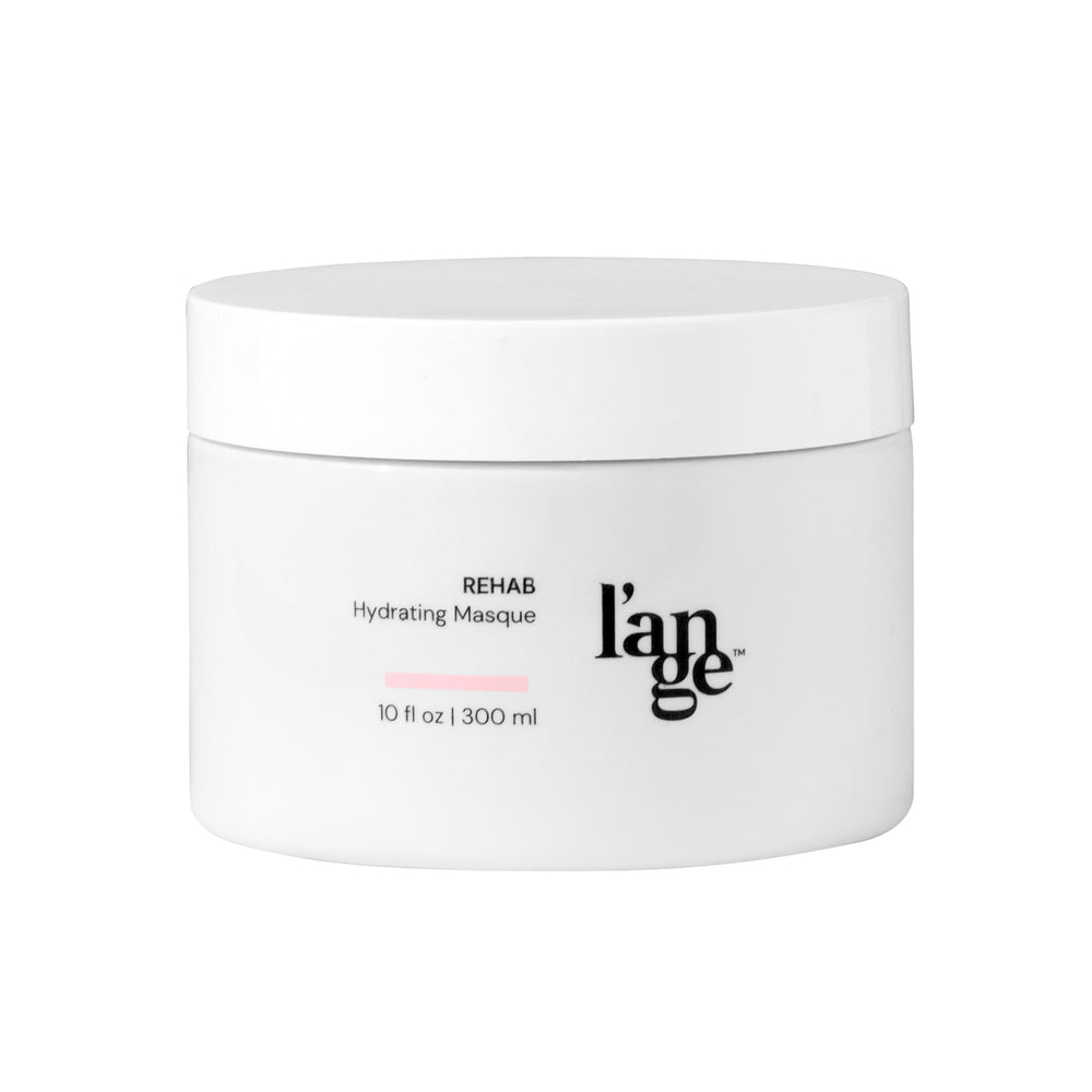 L'ANGE HAIR Rehab Hydrating Masque bottle pour for deep hydration
