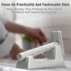 LANGZIHT razor stand 100g weight ensures stability with minimal movement.