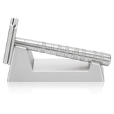 LANGZIHT razor stand base front for stable display and easy access.