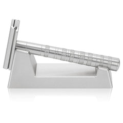 LANGZIHT razor stand base front for stable display and easy access.