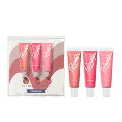 Lanolips Lip Tint Perfect Nude application close-up shows natural color and hydration.