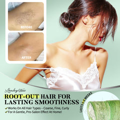 LANSLEYWAX Brazilian waxing at home visual focusing on bikini area, convenient and cost-saving.