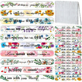Lanties Christian nail files 50-pack set showing variety for stocking stuffers and gifts.