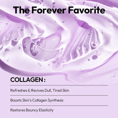 LAPCOS collagen sheet mask packaging closeup highlights premium ingredients.