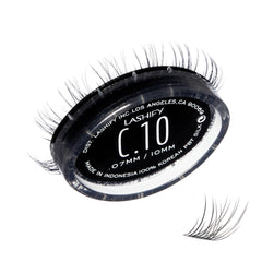 Lashify Curl 10mm Gossamer cartridge for natural-looking DIY lash enhancement.