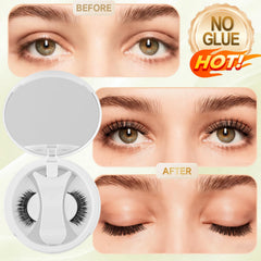 LashSpeed magnetic lashes natural look closeup showing ultra-fine fibers.