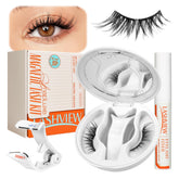 LASHVIEW front packaging showing kit components and portability benefit