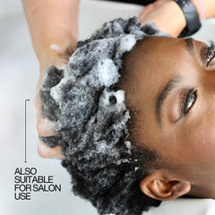 Lasio Hypersilk shampoo bottle packaging emphasizes sulfate-free formula.