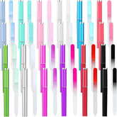 Lasnten 24-pcs crystal glass nail files with case organized for daily manicures.