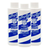 Lather King Campell Shave Cream bottle with rich lather for a smooth shave