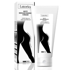 LATORICE Butt Enhancement Cream tube demonstrates rich formula for firmer hip lift and contour.