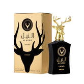 Lattafa Al Noble Ameer bottle front view for everyday unisex wear