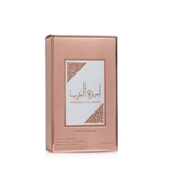 Lattafa Asdaaf Ameerat Al Arab Prive Rose bottle for all-time wear and confidence