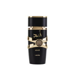 Lattafa Asad bottle front view for daily wear and style