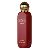 Lattafa Bade'e Al Oud Sublime bottle on display, offering long-lasting unisex fragrance for all-day confidence.