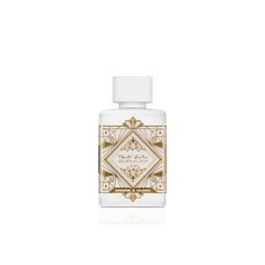 Lattafa Bade'e Al Oud Honor & Glory bottle—unisex fragrance for daily wear and evenings.