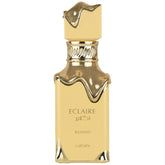 Lattafa Eclaire Banoffi bottle highlights a playful gourmand design for day-to-evening wear.