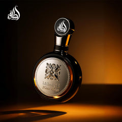 Lattafa Fakhar middle-notes scene featuring night-blooming cereus and Bulgarian rose for refined charm.