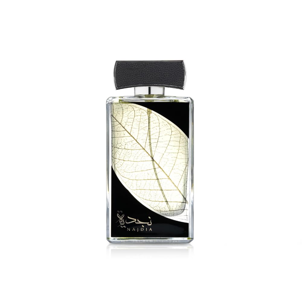 Lattafa Najdia EDP bottle front view highlighting citrus freshness and masculine elegance