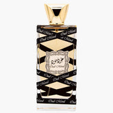 Lattafa Oud Mood bottle front showcases premium unisex fragrance for everyday wear