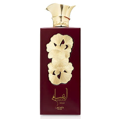 Lattafa Pride Ansaam Gold bottle shown for confident all-day wear.