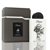Lattafa Pride Breeze bottle closeup showcases elegant design with versatile everyday-wear mood