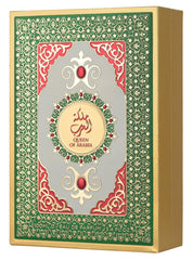 Lattafa Pride Queen of Arabia vanilla-amber base hints lasting warmth for wear