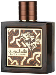 Lattafa Qaed Al Fursan Untamed bottle-front showcases bold, long-lasting aroma for evening wear
