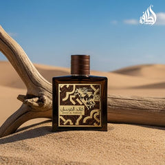 Lattafa Qaed Al Fursan Untamed fragrance-notes-closeup reveals spicy-warm start for confident evenings