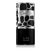 Lattafa Qimmah bottle front view for confident everyday wear
