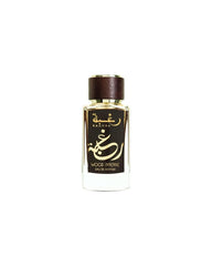Lattafa Raghba Wood Intense base notes vanilla amber musk evoke warmth