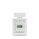 Lattafa Rave Now White bottle front view for versatile daily wear