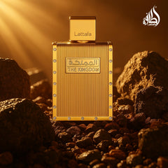 Lattafa The Kingdom top notes preview with sage, lavender, mint for fresh opening