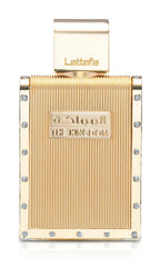 Lattafa The Kingdom bottle front view for confident all-day wear