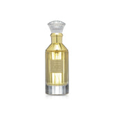 Lattafa Velvet Oud bottle front view highlighting amber and oud richness for evening wear.