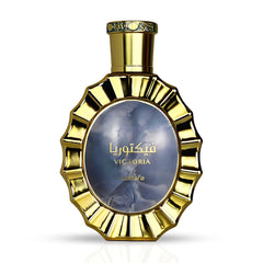 Lattafa Victoria for Women bottle front with sleek design for daily elegance