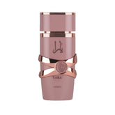 Lattafa Yara Elixir bottle closeup shows bold gourmand appeal for evening wear.