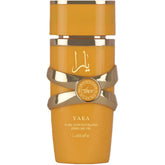 Lattafa Yara Tous bottle close-up for everyday elegance and lasting wear.