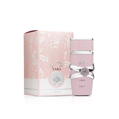 Lattafa Yara vanilla sandalwood musk base conveys warmth and lasting comfort