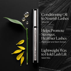 Laura Mercier Caviar Extravagant Mascara lash application demonstrates curl and lift.
