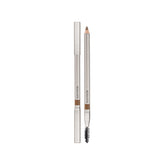 Laura Mercier eyebrow pencil close-up shows a fine tip for precise hair-like strokes