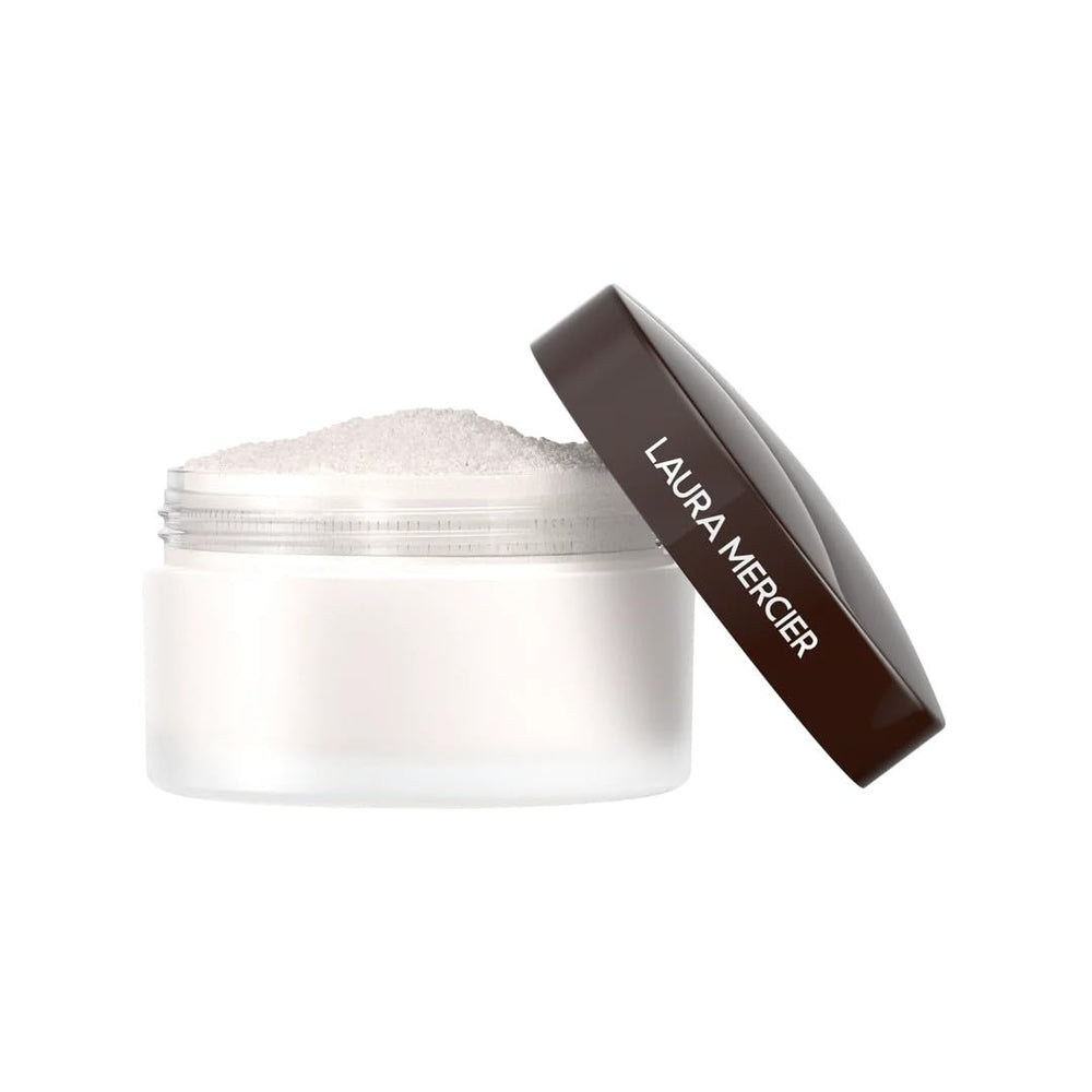 Laura Mercier Secret Brightening Powder under eyes compact provides weightless translucent setting