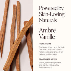 Laura Mercier Serum Body Cream application on arm demonstrates silky skin feel.